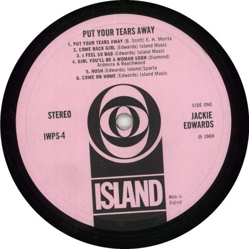 英LP Jackie Edwards Put Your Tears Away IWPS4  Records /00260 Jackie Edwards - Put Your Tears Away (LP, Album) | eBay
